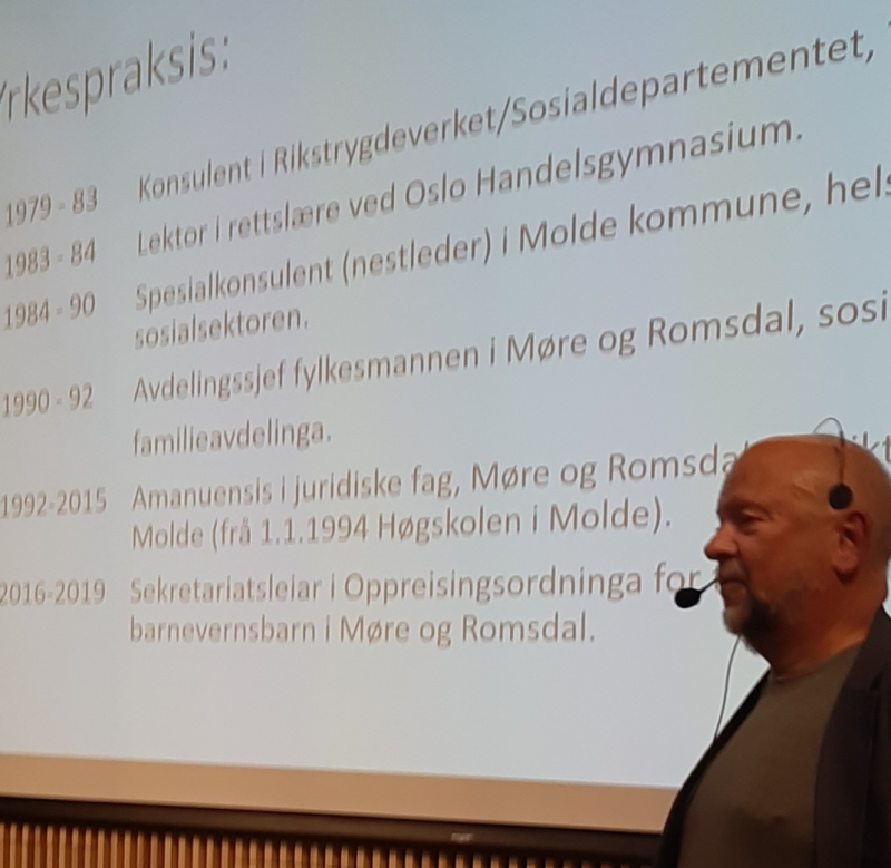Yrkesforedrag v/Åge Brekk