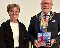 Besøk av distriktsguvernør Anders Andersson