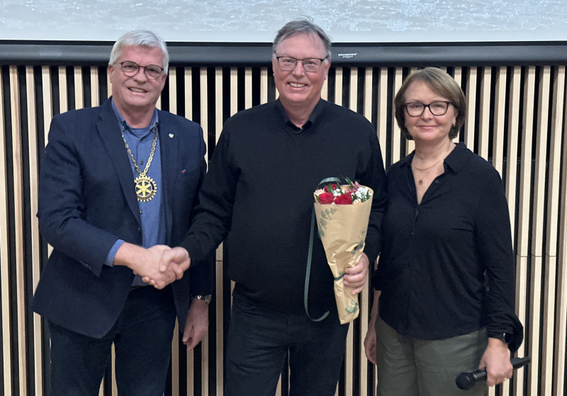 John Geir Hosking - ny medlem i Molde Rotaryklubb